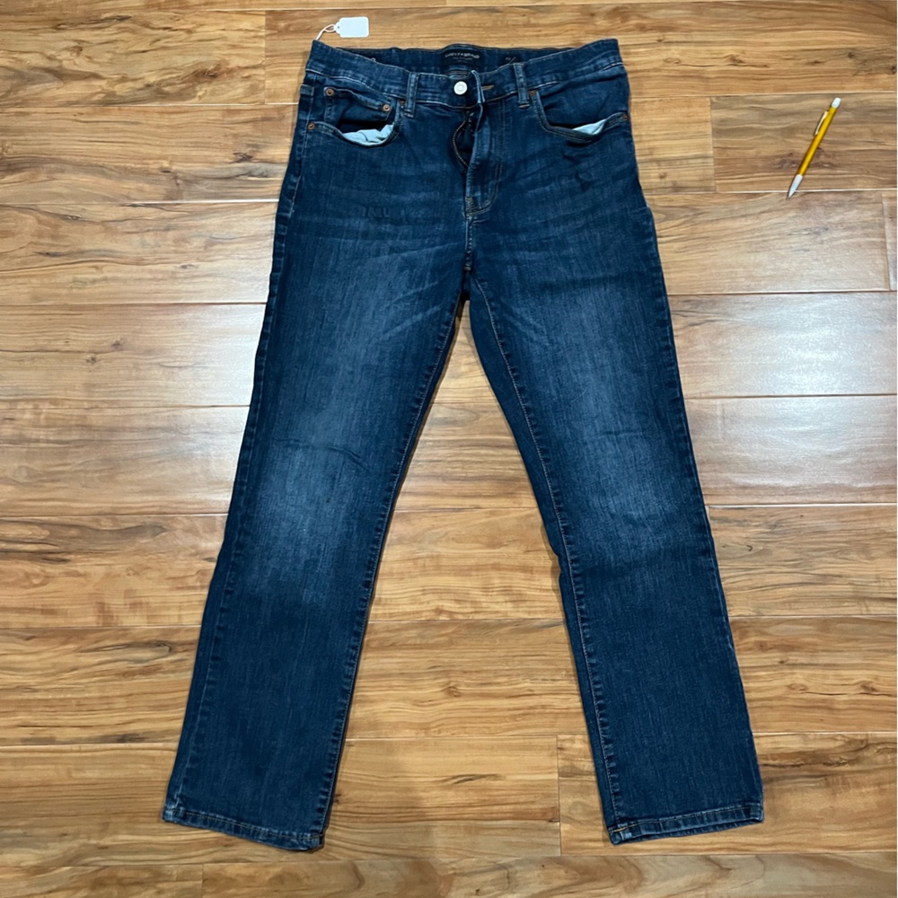 Lucky Brand Men's Dark Indigo Straight Jeans